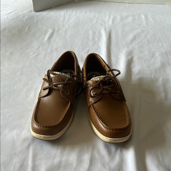 Sperry Brown Leather Boat Shoes - Picture 6 of 7